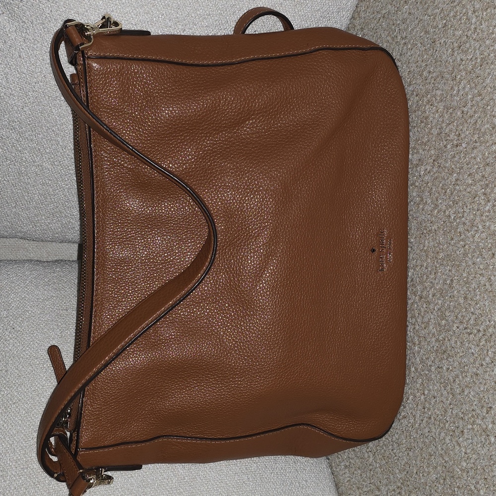 Kate Spade Tan Leather Shoulder Bag